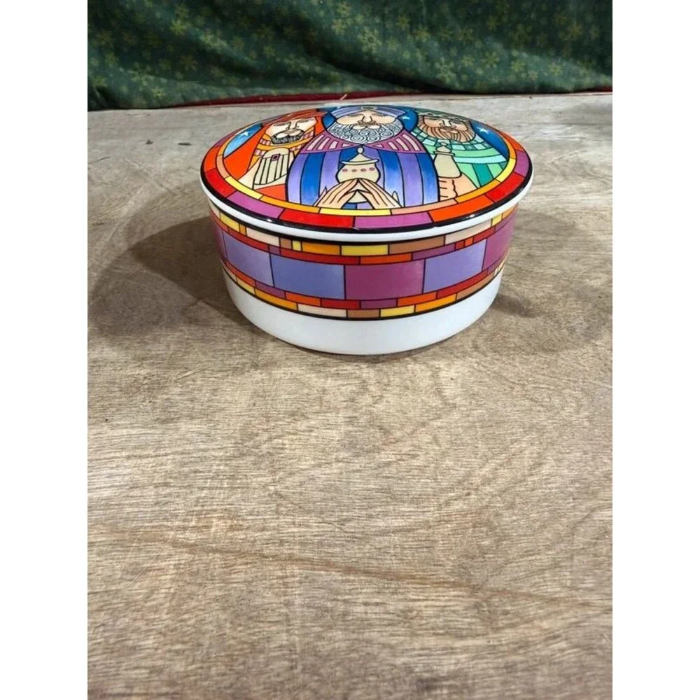 Christmas 3 Wise Men Trinket Candy Dish
